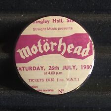 MOTORHEAD Concert Ticket Stub Fridge MAGNET 2.25