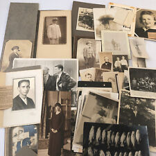 Antique Vintage Photo Photograph Collection Lot 40+ Portrait CDV Studio Kids + picture