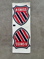 2 Vintage K Swiss Shield Stickers Decals 1990s K-Swiss picture
