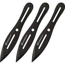 Smith & Wesson SWTK8BCP Three 8in Stainless Steel Throwing Knives Set with Nylon picture