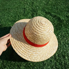 1pc One Piece Monkey D. Luffy Straw Hat Anime Cosplay Cap picture