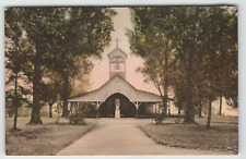 Postcard RPPC Our Lady of Martyrs Open Capel Auriesville, NY picture