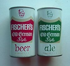 1970s FISCHER'S OLD GERMAN BEER & ALE CANS (2) picture
