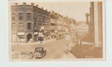 RPPC~Super Main Street Scene ~Oneonta NY~1948 Real Photo Postcard picture