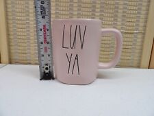 NEW Rae Dunn Pink LUV YA Mug - Artisan Collection 18oz picture