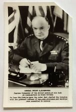 General Dwight D Eisenhower Real Photo Vintage RPPC Postcard Unposted picture