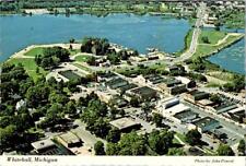 Whitehall, MI Michigan  CITY & WATERFRONT  Bird's Eye/Aerial View  4X6 Postcard picture