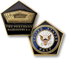 NEW Pentagon Washington DC U.S. Navy Challenge Coin. 60743 picture