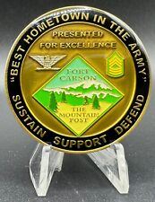 U.S. Army Garrison CDR & CSM Fort Carson Colorado #1951 Military Challenge Coin picture