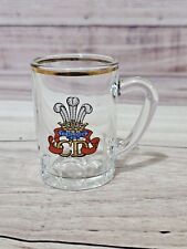 1981 Vintage Lady Diana Spencer & Charles Prince Of Whales Wedding Shot Glass W/ picture
