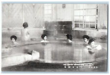 c1920's The View of Noeorib Etsu Hot Spring Japan Women Bathing Postcard picture