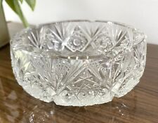 Vintage Heavy Crystal Cigar Ashtray  picture