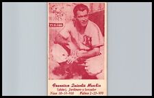 1950s CUBA CUBAN HABANA LIONS CARD BASEBALL TEAM MANTIN PORTRAIT ORIG Photo 200 picture