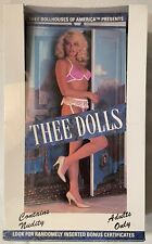 1993 Thee Dolls Series 1 Sealed Box of 30 Packs Centerfold Trading Cards Vintage picture