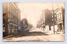 Church & Main Street GREENEVILLE Tennessee RPPC Antique Photo Postcard 1910 picture