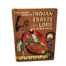 VTG 1962 The Golden Book Of Indian Crafts and Lore Costume Projects W Ben Hunt picture