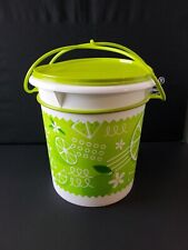 Tupperware Bucket Container Jug 8.5L Lime Citrus Theme Tall And Round  picture