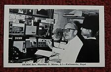 1970 9N1MM REVEREND MARSHALL D. MORAN KATHMANDU NEPAL QSL radio card RPPC picture