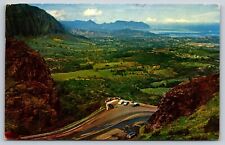 Postcard Hawaii  Nuuanu Pali c1958 9Y picture