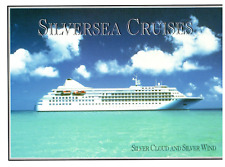 Silversea Cruises SILVER CLOUD / WIND Souvenir Portrait Postcard Color 5