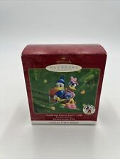 Hallmark Keepsake Ornament Disney Donald and Daisy Duck at Lovers' Lodge picture