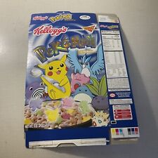Vintage Kelloggs 2001 Pokémon Limited Edition Foil Empty Cereal Box picture