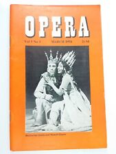 Opera Magazine March 1954 Vol 5 No3 Le Coq d'Or Mattiwilda Dobbs Howell Glynne picture