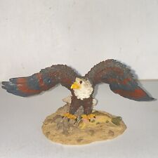 Vintage Young's Inc Open Wing American Bald Eagle Patriotic Resin Figurine picture
