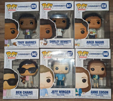 Community Funko pop lot of six. Vaulted collection. Including pop protectors. picture