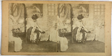 Belgium, Le Bain 4, Vintage Print, circa 1890, Stereo Print Vintage Legended, L picture