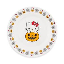 Sanrio Hello Kitty Pumpkin Boo 8-Inch Ceramic Dinner Plate picture