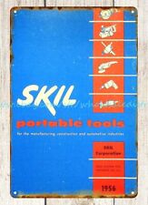 1956 Skil Portable Tools hardware garage metal tin sign interior decorating tips picture