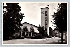 Aarau Switzerland St. Peter & Paul Catholic Church VINTAGE RPPC Photo Postcard picture