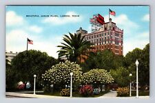 Laredo TX-Texas, Beautiful Jarvis Plaza, Antique, Vintage Souvenir Postcard picture