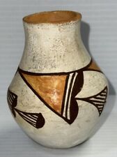 Vintage Acoma New Mexico Mini Handmade Pottery Pot- Signed 3”T x2.5” picture