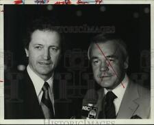 1981 Press Photo NBC's college basketball commentators Al McGuire & Dick Enberg picture