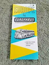 VTG 1963 Europabus Motor Coach Tours System of the European Railways Guide picture