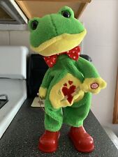 Valentine Day Frog Plays & Cheeks Light Up To Upside Down Very Rare w Tags  picture