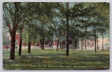 Postcard Fort Wayne IN Indiana Allen Co. Home for the Destitute Postcard 1911 picture