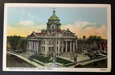 Somerset County Court House Pennsylvania Penna Linen PC Posted 1947 picture