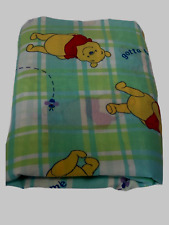 Vtg. Disney Winnie The Pooh Twin Flat Sheet Only 
