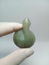 44mm Hand Carved Jadeite Jade Snake Statue 100% Real Natural Burmese Burma Jade picture