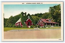Boone North Carolina NC Postcard View Of Lutheran Church c1930's Vintage picture