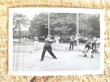BASEBALL GAME BY THE BRIDGE.VTG 1950'S 5