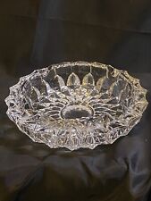 VINTAGE CRYSTAL ASHTRAY 7” HIGH QUALITY GREAT CONDITION picture