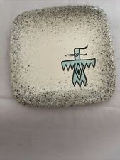 Vintage Small  Speckled Loma Of Arizona Kachina Pottery Plate picture