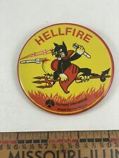 Rare Vintage Hellfire Missile Button Rockwell International Military HTF Navy picture