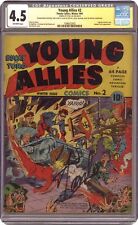 Young Allies Comics #2 CGC 4.5 CONSERVED SS Stan Lee 1941 1586622002 picture