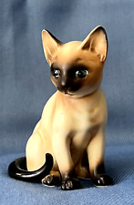 Vintage Lefton Siamese Cat Figurine #H4032 picture