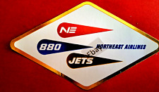 Northeast Airlines Baggage Label Original 1940's-50's 5in x 3in picture